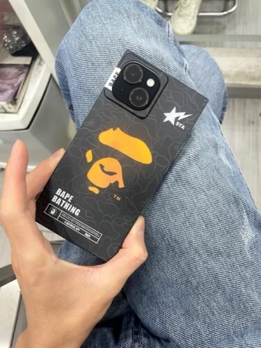 Authentic Bape Co-branded iPhone Drop-resistant Phone Case photo review