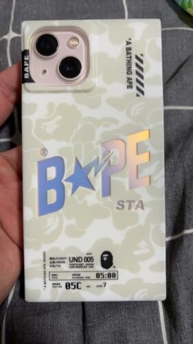 Authentic Bape Co-branded iPhone Drop-resistant Phone Case photo review