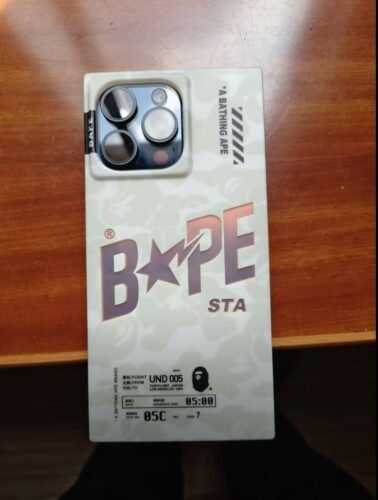 Authentic Bape Co-branded iPhone Drop-resistant Phone Case photo review